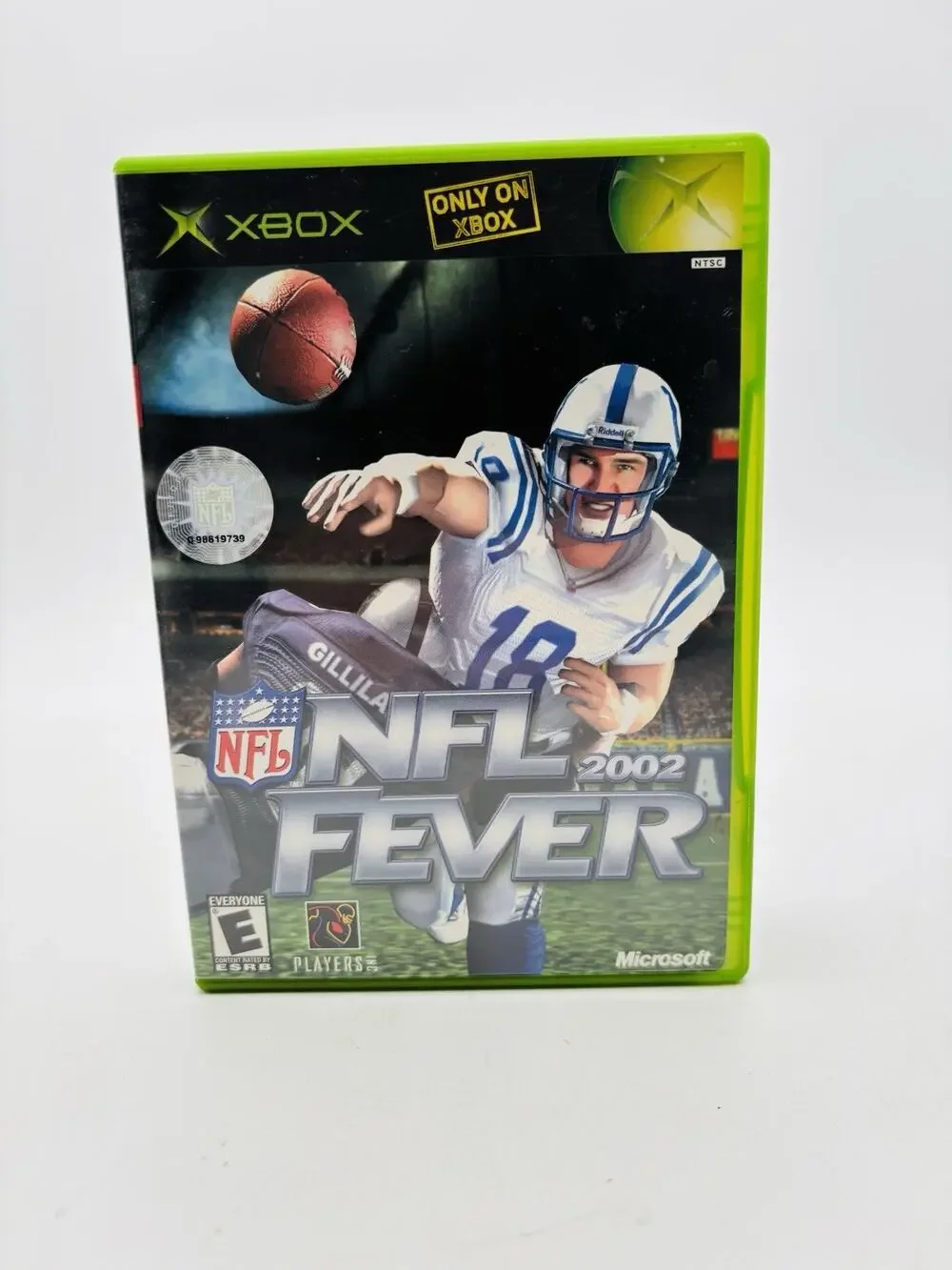 NFL Fever 2002 (Microsoft Xbox, 2001) Complete Tested Working - VG Condition CIB
